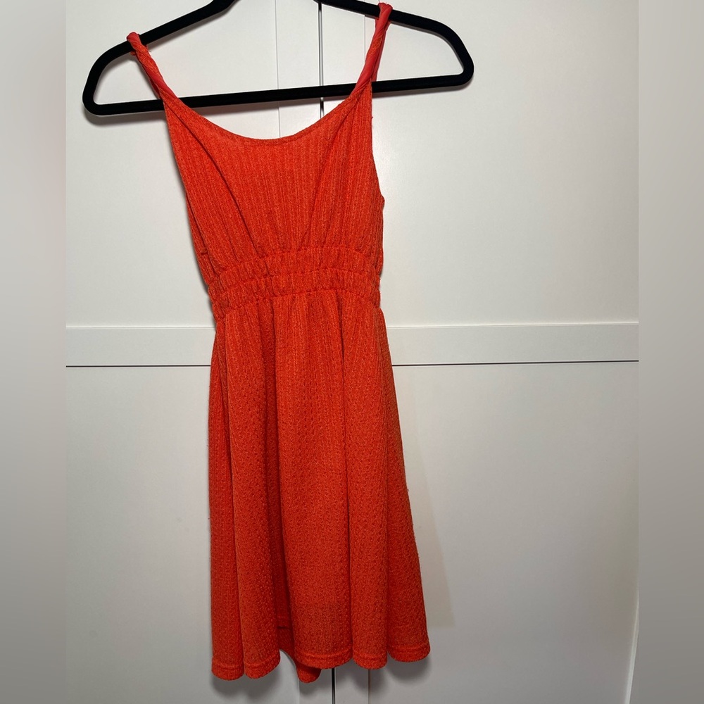 Red Summer Dress - Picture 3 of 4